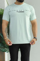 Turbo Motivational Quote ClimaCool Dry-Fit Tee In Sea Foam