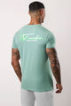 Turbo 'The Repeater' Performance Dry-Fit Tee In Sea Foam