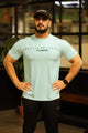 Turbo Motivational Quote ClimaCool Dry-Fit Tee In Sea Foam