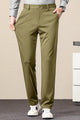 Turbo Axis Intelli-Drape Refined Fit Twil Cotton Pent In Sage Green
