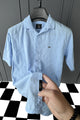 Turbo Wave Texture Crochet Casual Shirt