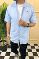 Turbo Wave Texture Crochet Casual Shirt