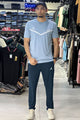 Jrdn Flight Arched Wordmark Men's Tracksuit In Sky Blue