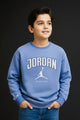 Jrdn Flight Heritage Crew Neck Unisex Kids Sweatshirt