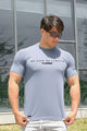 Turbo Motivational Quote ClimaCool Dry-Fit Tee In Sky Blue