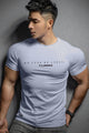 Turbo Motivational Quote ClimaCool Dry-Fit Tee In Sky Blue