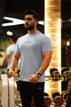 Turbo Motivational Quote ClimaCool Dry-Fit Tee In Sky Blue
