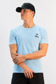 Gym Shrk Training Heritage Men's Tee In Sky Blue