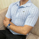 Turbo ShowOff Self Pattern Casual Shirt In Sky Blue