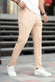 Turbo Fashion Smart Slim Fit Trouser In Skin