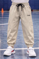 Turbo Fit Premium Micro Sportswear Kids Trousers For Boys In Skin