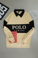 Rph Lren Classic Short Striped Imported Men's Sweatshirt In Skin