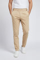 Turbo Adjustable Waist Chino Motif Trouser In Skin