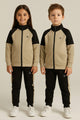 Turbo Raglan Sleeves Panel Full-Zip Unisex Younger Kids Tracksuit