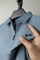 Turbo Abstract Symmetry Zip-Collar Men's Polo Shirt (Copy)