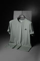 Adds Club 3-Stripes Tennis Imp Dry-Fit Tee In Slate Grey