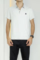 Turbo Diamond Motif Collar Stitchless Men's Polo Shirt