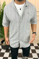 Turbo Down Box Collared Casual Shirt