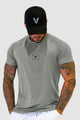 Turbo 'Reticle' Precision Training Mesh Dry-Fit Tee In Slate Grey