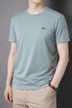Turbo Sleeves Zip Style Men's Tee In Slate Grey