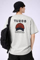Motivational Quote "Never Give Up" Men's Tee In Stone Grey