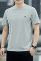Polo Rph Lren Essential Round Neck T-shirt In Slate Grey
