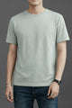 Mens Plain Wear Round Neck T-shirt In Slate Grey