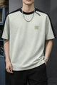 Turbo Core Wear Round Neck Tee In Slate Grey