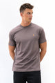 Plo Regular Shor Slevees Men's Tee In Silver Pink