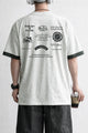 Modern Form Men's Graphic Tee In Stone Grey