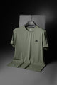 Adds Club 3-Stripes Tennis Imp Dry-Fit Tee In Thundar Grey