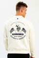 Rph Lren Neck Adele Round Neck Imported Men's Sweatshirt In White