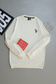 Rph Lren Neck Adele Round Neck Imported Men's Sweatshirt In White