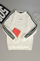 Turbo 3 Stripes Round Neck Men's Sweatshirt In White