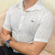 Turbo Wave Texture Crochet Casual Shirt In White