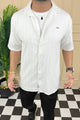 Turbo Minimalist Design Half Sleeve Casual Shirt