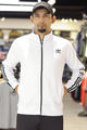 Adds 3-Stripes Signature Men Zipper Upper In White