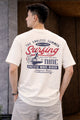 Turbo "Endless Summer" Typography Oversize Tee In White