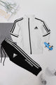 Adds Imported Multi-Slogans Unisex Kids Tracksuit In White