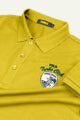 Turbo Bostn Cltics Team Men's Polo Shirt In Mustard Yellow