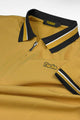 Turbo Contrast Tone Zip Collar Men's Polo Shirt