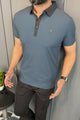 Turbo Vintage Crisp Textured Men's Polo Shirt