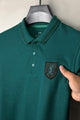 Grdno Square Texture Men's Polo Shirt In Zink