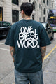 Turbo Bold Culture Men's Oversize Tee In Zink