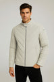 Cross Pattern Bubble Padded Imported Puffer Jacket