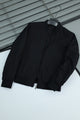 Light Texture Imported Light Weight Jacket In Black
