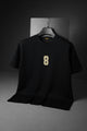 Turbo Prominent Numeric 8 Front Logo Tee In Black