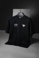Turbo "Saltrock" Back Design Oversize Tee In Black