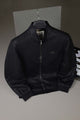 Blouson Bomber Suede Leather Jacket In Black
