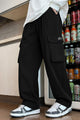 Alo Hope Head Loose Bottom Trouser In Black